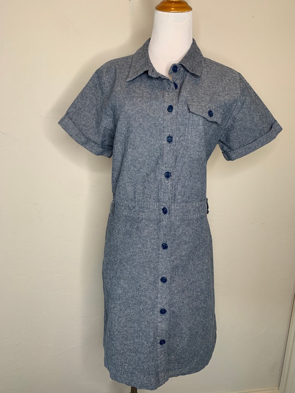 IMPACT Collection United by Blue Sz Large Shirt Denim Dress
